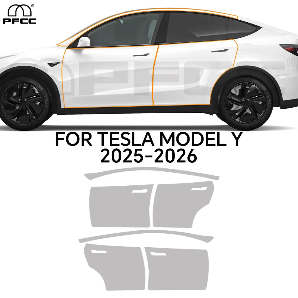 

For Tesla Model Y Juniper 2025 2026 TPU Paint Protection Film Pre-cut PPF Clear Bra Car Body Anti-Scratch Resistant Invisible