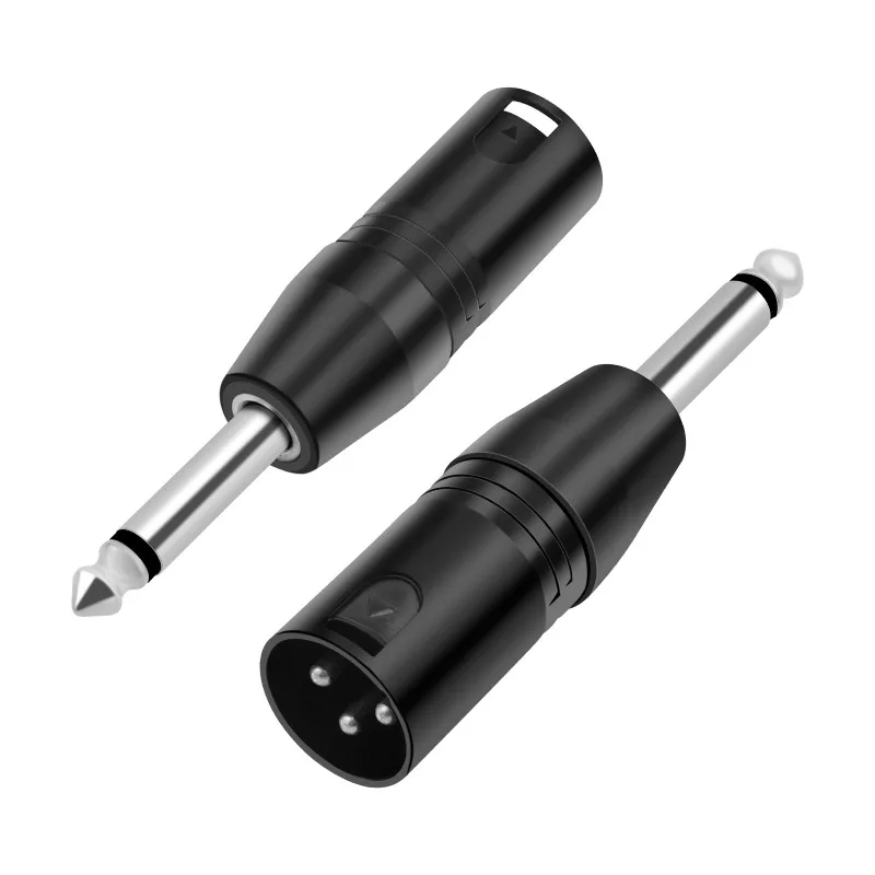 

XLR 3-Pin Male To 6.35mm Mono Male Plug Audio Jack Adapter Connector Converter