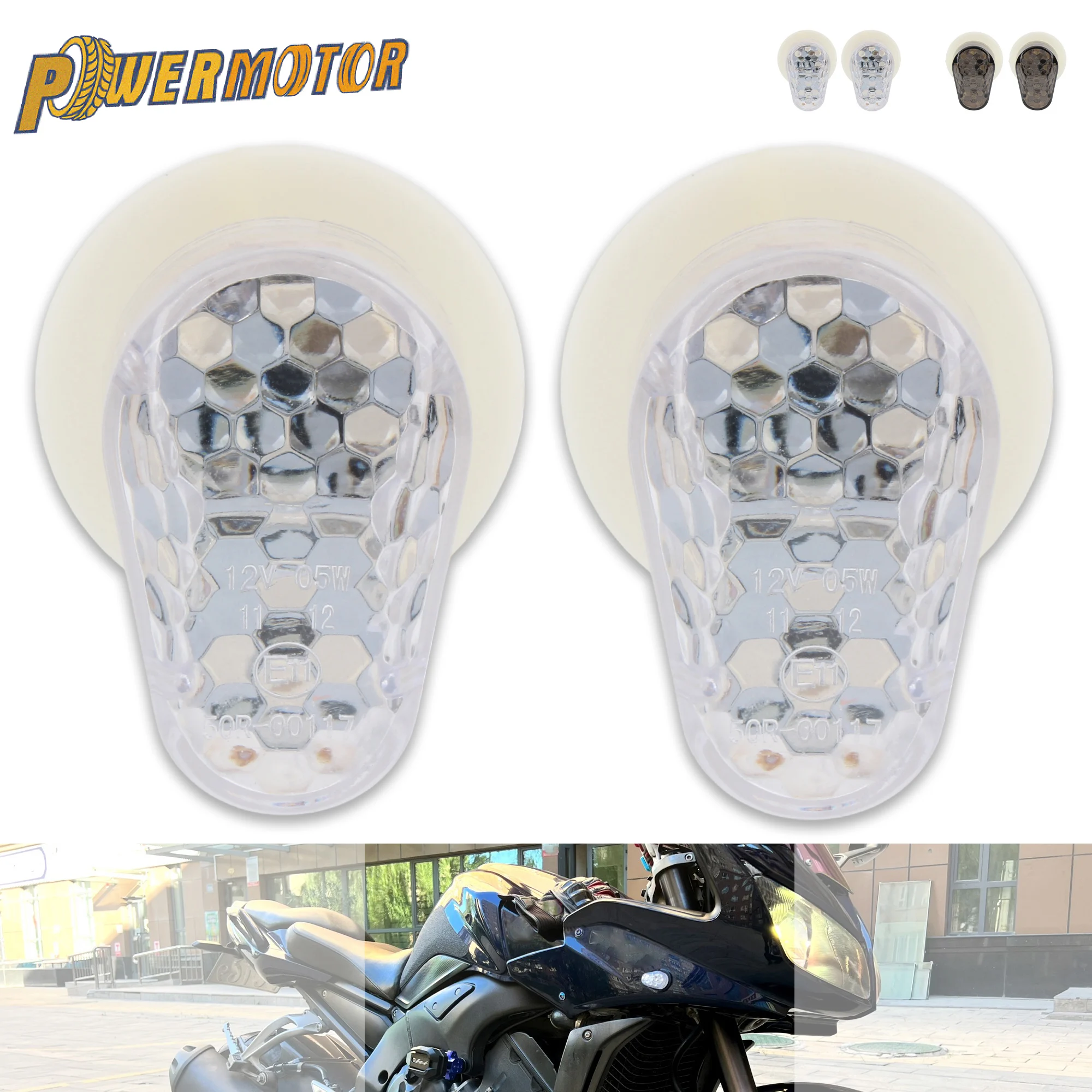 Motorcycle Turn Signals LED Indicator For Yamaha YZF R1 R6 R6S R3 R6S FZ1 FZ6 FZ8 FAZER Flashing Photoflash Lights Bulb Parts