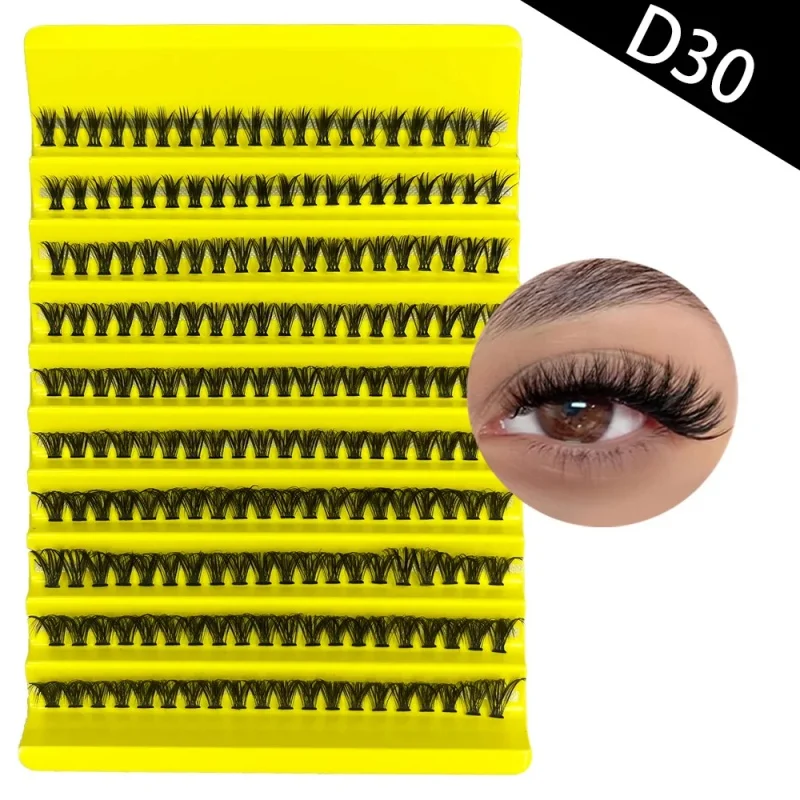 200/120 stücke Cluster Wimpern 8-16mm DIY Wimpern Verlängerung Russische Rolle Individuelle Lash Volumen Wimpern Bundles natürliche Make-Up-Tools