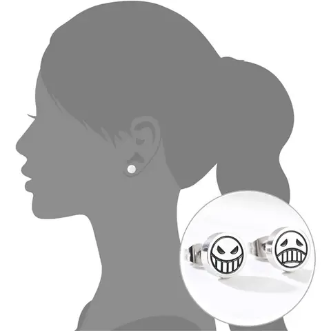 1 जोड़ी 316L स्टेनलेस स्टील स्माइल क्राई फेस स्टड इयररिंग महिलाओं और पुरुषों के लिए, फैशन ईयर कार्टिलेज ट्रागस फॉरवर्ड हेलिक्स पियर्सिंग ज्वेलरी 10 best sales स्माइली पियर्सिंग आभूषण - №5