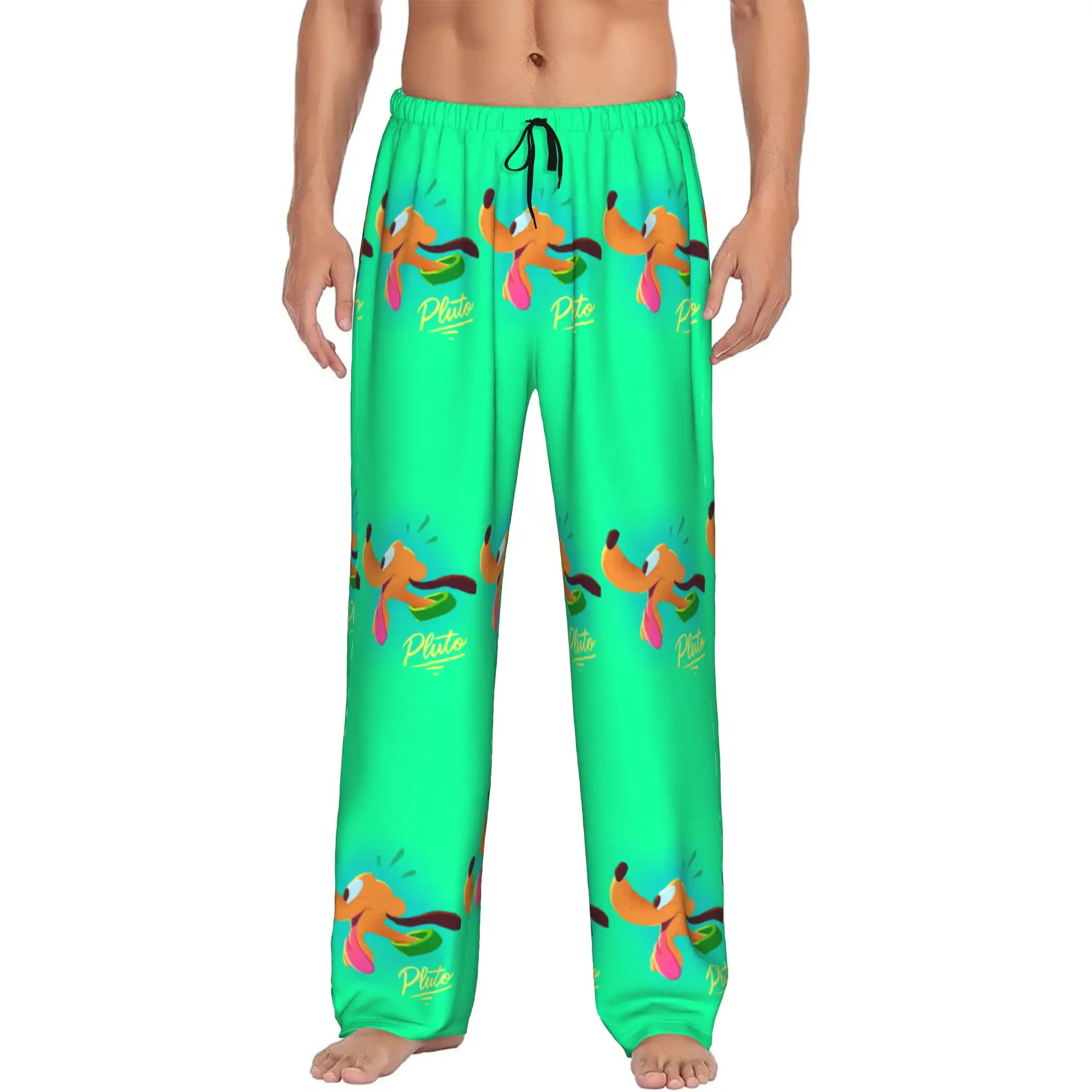 

Custom Men P-Pluto Pajama Pants Print Sleep Sleepwear Bottoms with Pockets