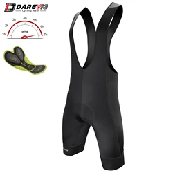 DAREVIE Cycling Bib Shorts 3D Thick Gel Padded 6 Hours Ride Cycling Bretelle 7 CM Gripper Breathable Professional Cycling Shorts