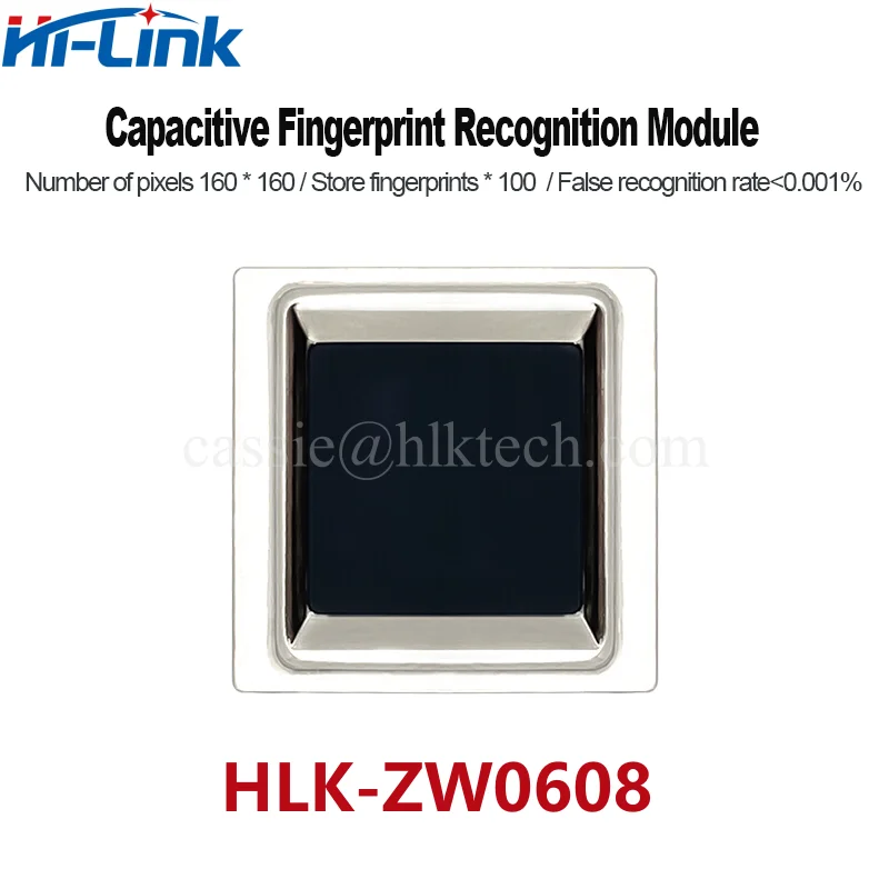 Imagem -03 - Hilink-fingerprint Recognition Module Alta Resolução Capacidade Touch Fingerprint Smart Door Lock Sistema de Senha Hlk-zw0623