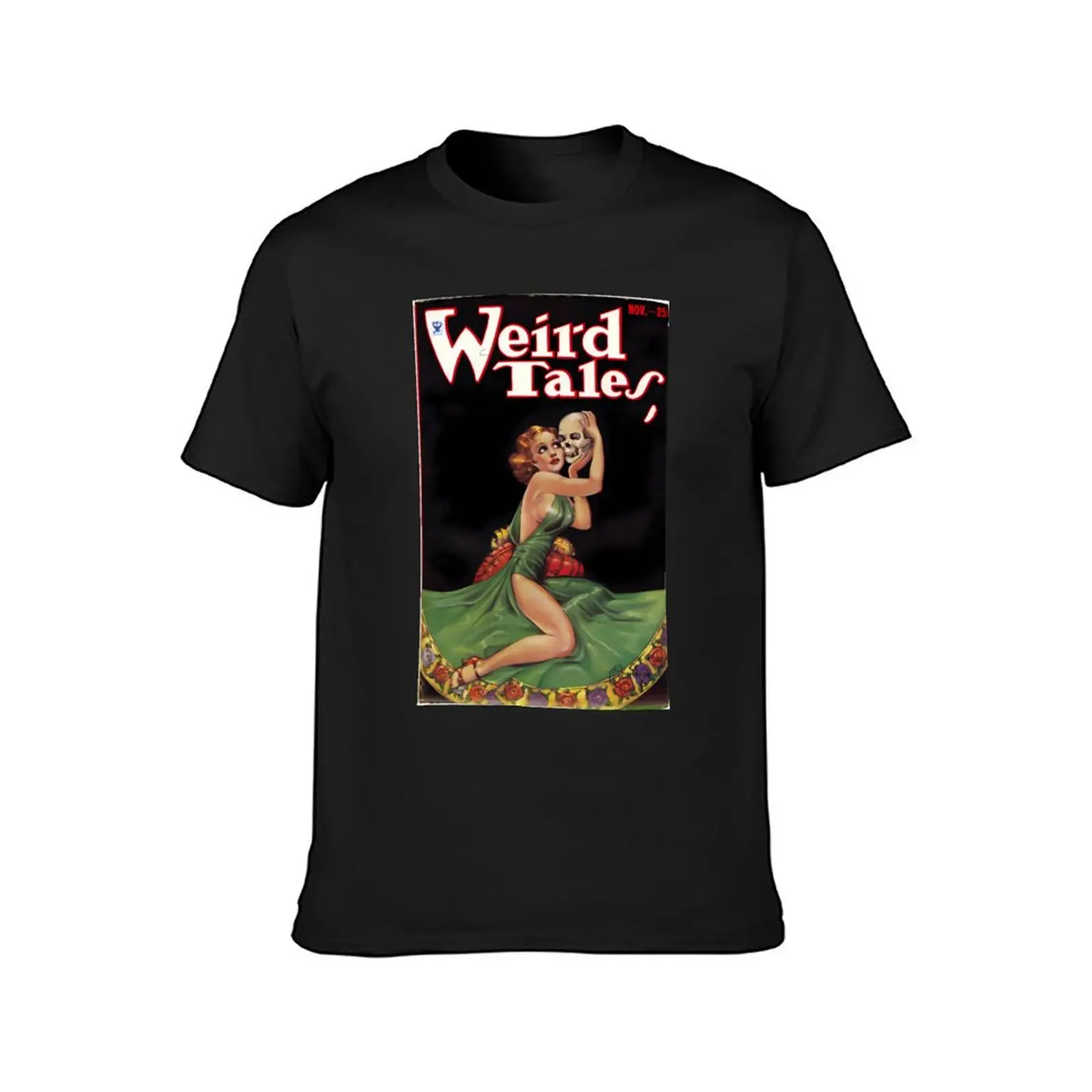 Comic Book Cover Vintage Weird Tales Magazine Margaret Brundage T-Shirt new edition kawaii clothes tees men clothings