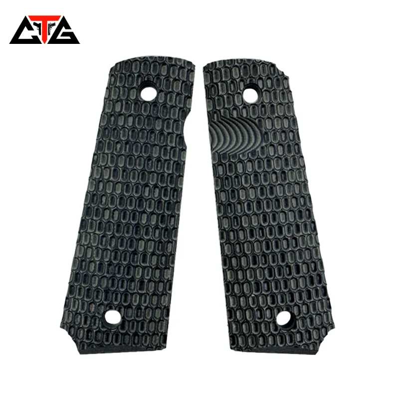 

CTG G10 1911 Grips Full Size Goverment Commander Grip with Shadow Hive Grid
