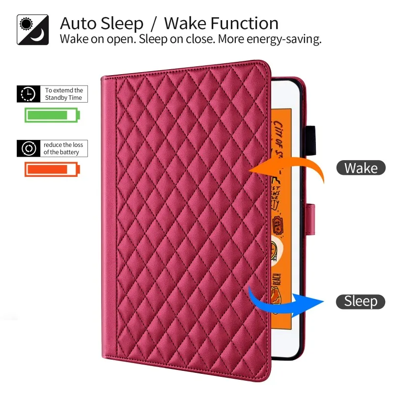 Coque Case for IPad Mini 1 2 3 4 5 Case Fragrant Leather Stand Tablet Cover for Funda IPAD MINI 6/mini 7  8.3inch  Leather Cover