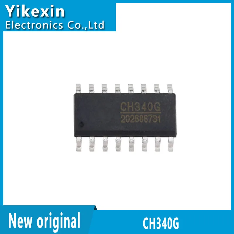 CH340G SOP-16 New original USB to serial port IC chip USB bus adapter IC chip