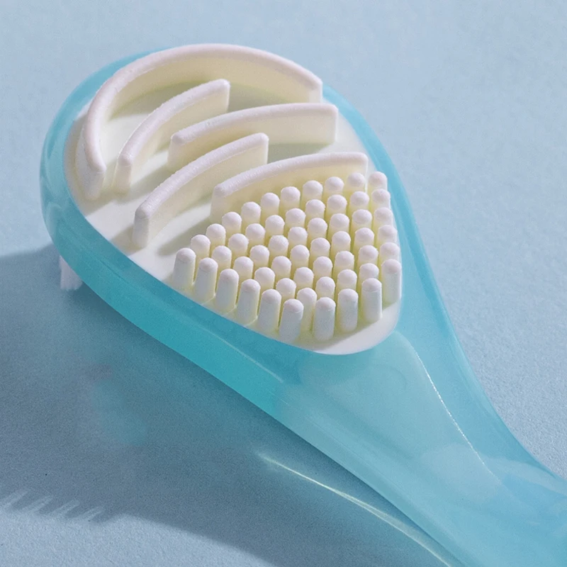 5 Piece Oral Care Dental Brush 3-in-1 with Tongue Care - Comprehensive Teeth Cleaning Tool