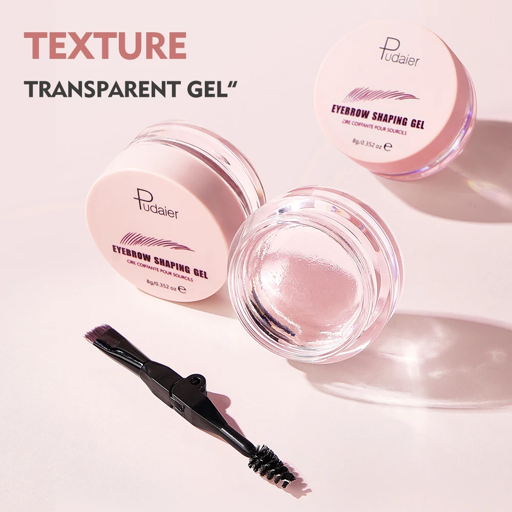 1 gel modellante per sopracciglia 3D, modellatura a lunga durata, creazione di forme naturali e delicate delle sopracciglia