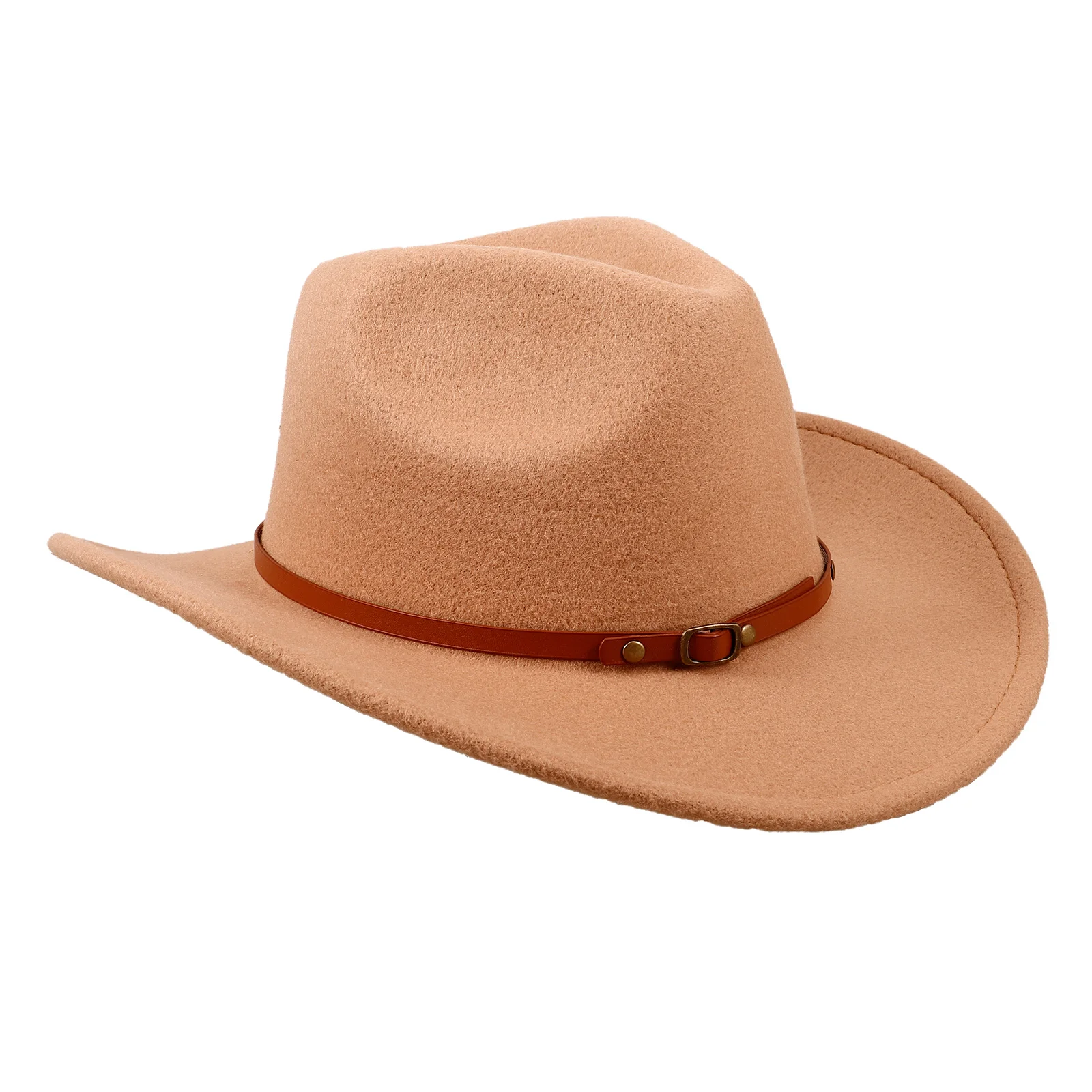 

Cowboy Hat Cowgirl Adjustable Brim Festival Party 02 Camel Women Hats With Brim M 56 58cm Western Style Women Hats