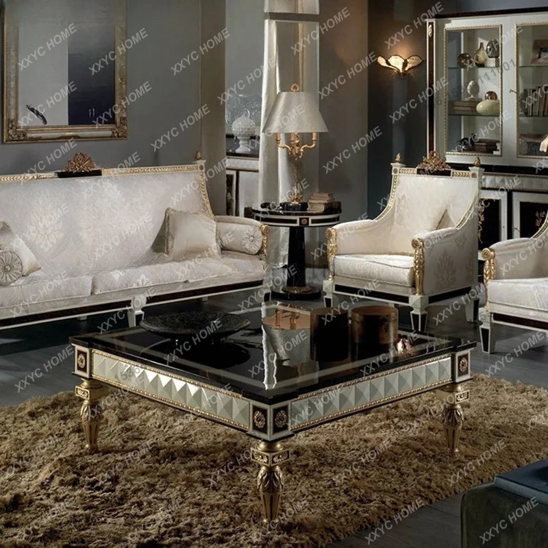 living room furniture size apartment mahogany carved square coffee table