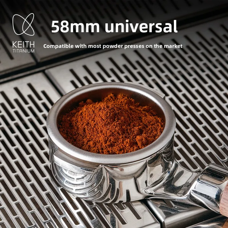 

Корзина для портафильтра KEITCH 58 мм из титана: быстрое нагревание, отличная стабильность температуры и цельная конструкция для групповых головок 58 мм.