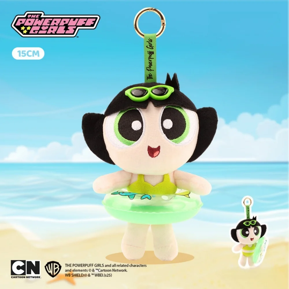 12 سنتيمتر الأصلي Powerpuff أفخم الدمى الكرتون المصاصة فقاعات زهر رقيق أنيمي المنتجات الطرفية الفتيات هدايا عيد