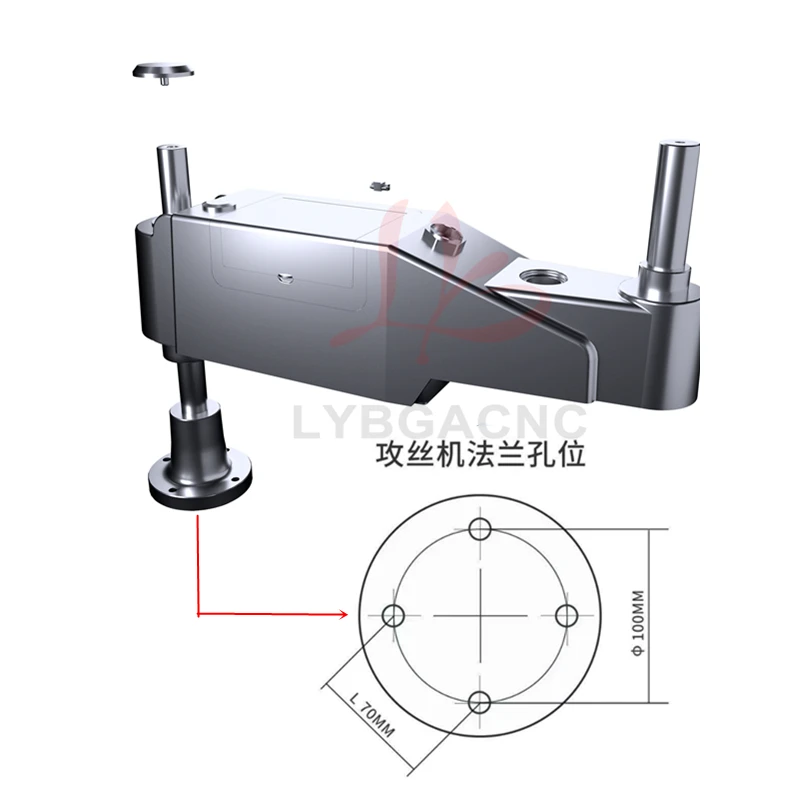 الصلب المعادن الكهربائية التنصت ماكينة لولبة شاشة تعمل باللمس Tapper الذراع مع تشاك ذراع بسيط ISO JIS DIN M3-M12 M3-M16 M6-M24 #6