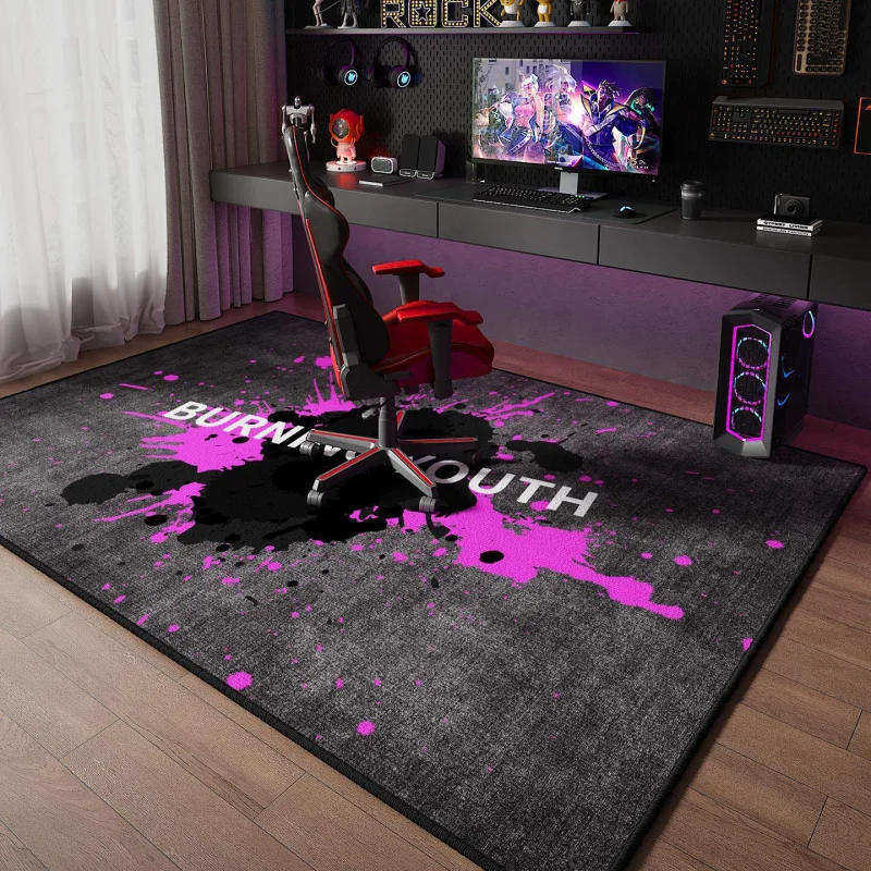 VIKAMA 네온 육각형 게임용 러그 미끄럼 방지 소음 - Esports Gaming Chair 리뷰 및 가격