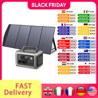 ALLPOWERS R600 Powerstation Lifepo4 Battery 299Wh 600W Solar Generator (Recharge from 0-100% in 1 Hour) With 200W Solarpanel