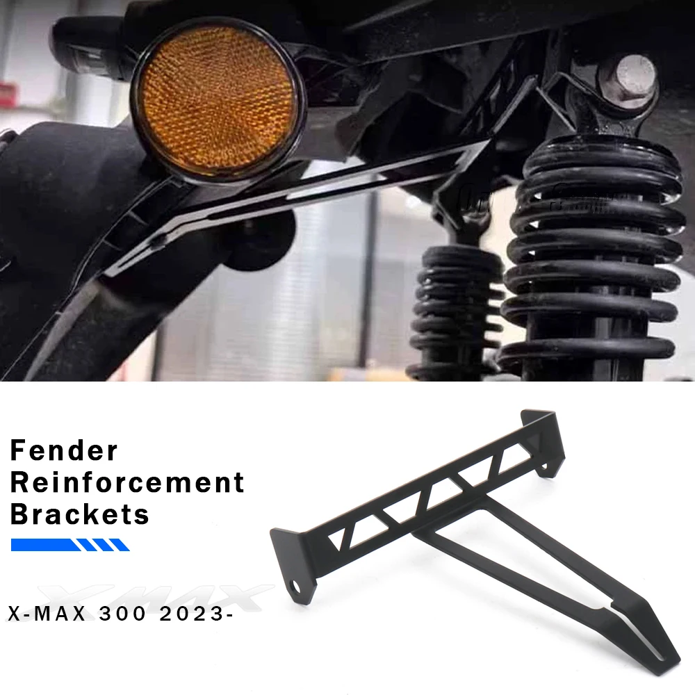 

New Metal Mudguard Bracket Rigid Reinforced Part For Yamaha XMAX X-MAX 300 X-MAX300 Rear Wheel Fender Support XMAX300 2023 2024