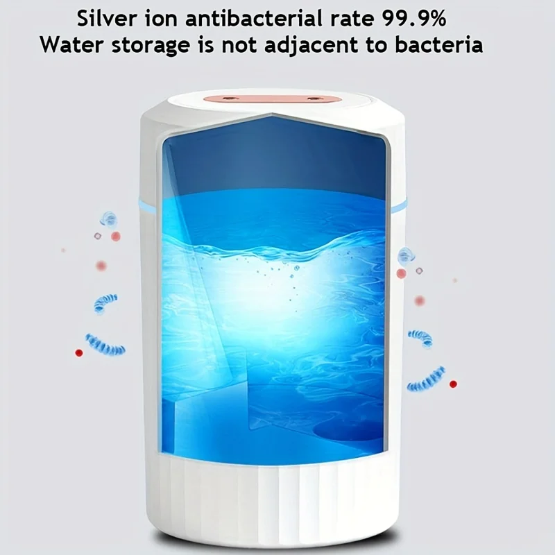 1pc 2L Double Jet Humidifier with Display - Improve Air Quality and Health with Adjustable Mist Levels and Automatic Shut-Off