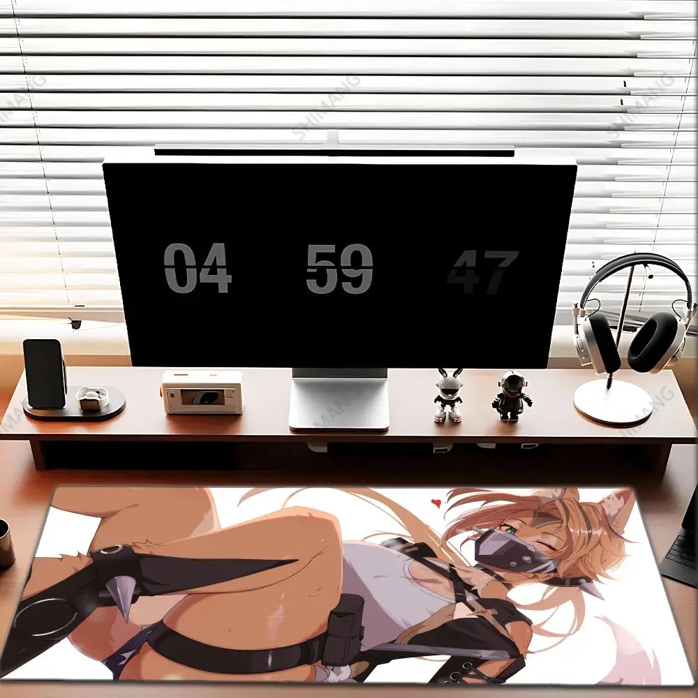 Zenless Zone Zero Pulchra Fellini Games fine style patternsOffice Computer Desk Mat Table Keyboard Big Mouse Pad Laptop Cushion
