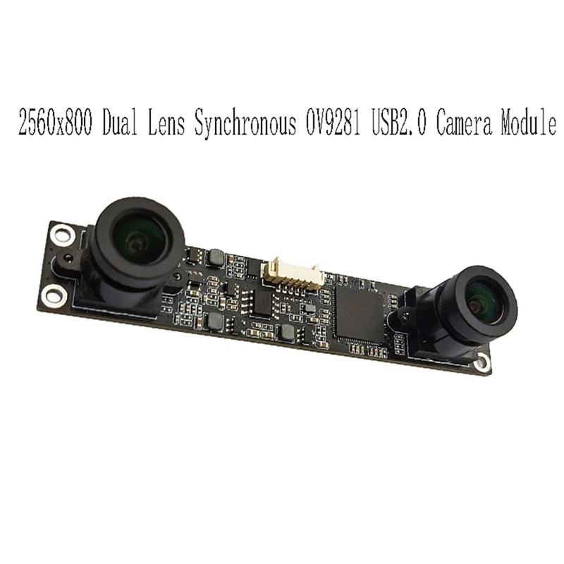 2560X800 Dual Lens Synchronous OV9281 USB2.0 Camera Module FF/MF Global Shutter120fps For Intelligent Terminal Equipment