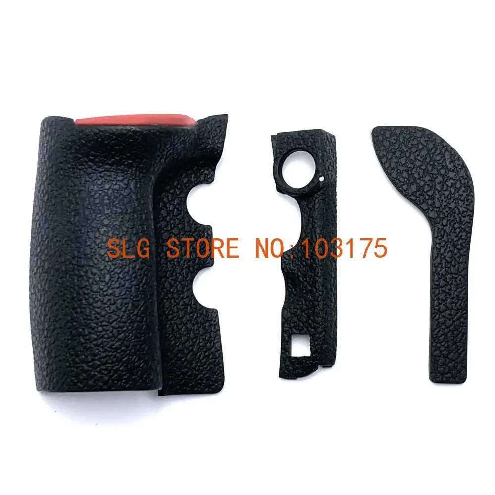 NEW A Set of 3PCS Bady Rubber for Nikon D850 Hand Grip Thumb Side Door Cover Leather Shell + Adhesive Tape Digital Camera Part