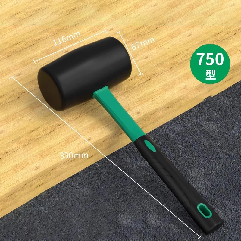 견고한 고무 망치 바닥 시공, 다용도, 충격 방지, 굽힘 방지, 내마모성, 설치용 망치