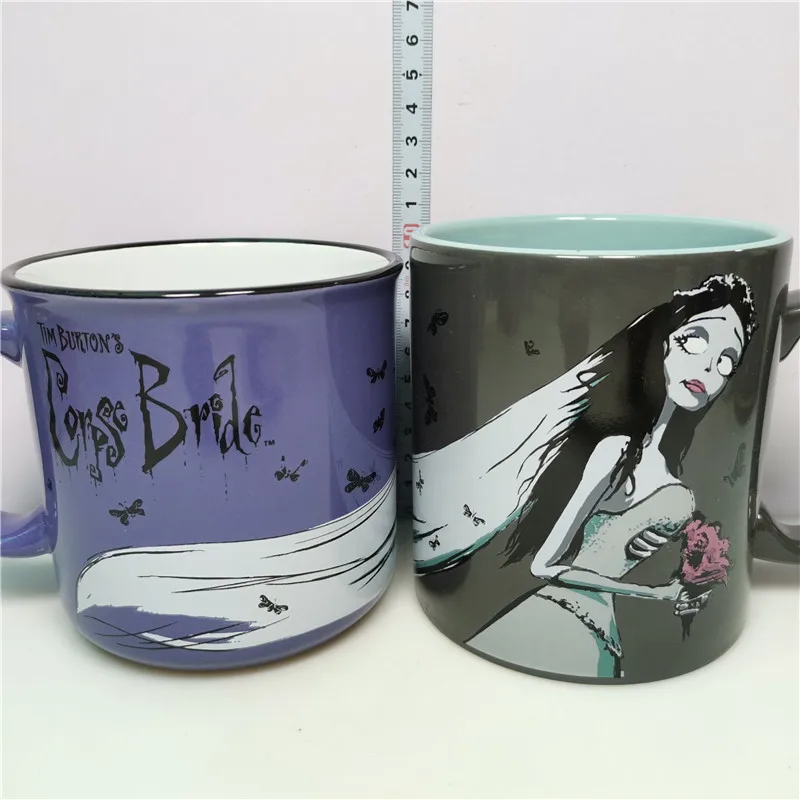 كوب سيراميك بتصميم فيلم الرسوم المتحركة 'عروس الزومبي'، شخصية فيكتور الخيالية، بدون غطاء، سعة 50-600 مل #1