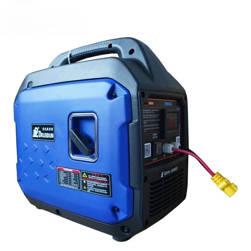 2000W 3000W Portable 12V DC Inverter Diesel Generator Digital Silent Truck Battery Charging