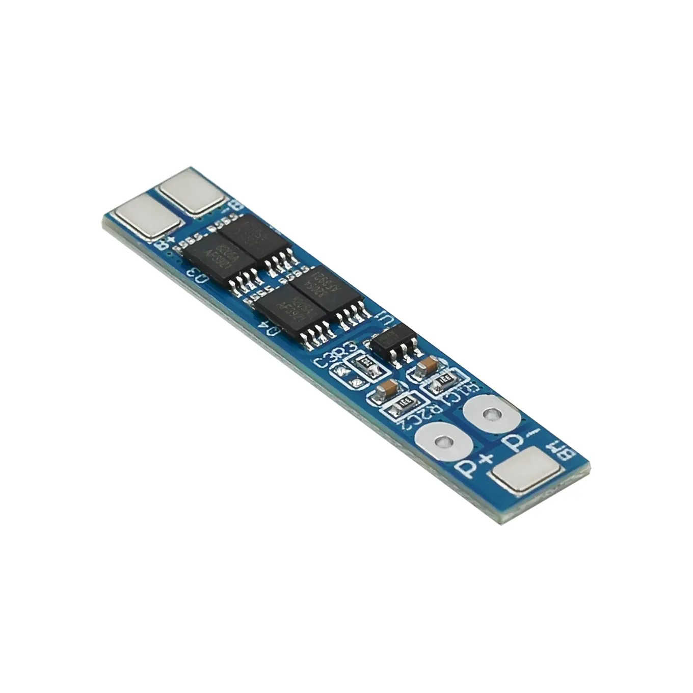 2 strings of 7.4V18650 lithium battery 8.4V polymer lithium battery 8A working current 16A current limiting protection board