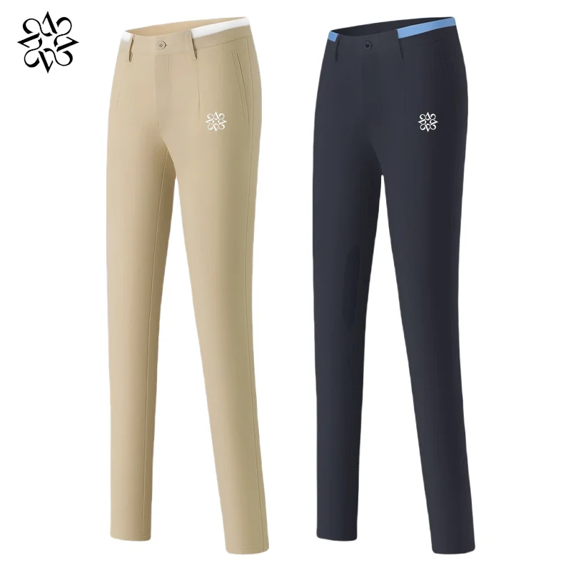 

ST ANDREWS 2025 New Women's Golf Pants Fashion Solid Color Slimming and slimming Spring and Autumn Edition