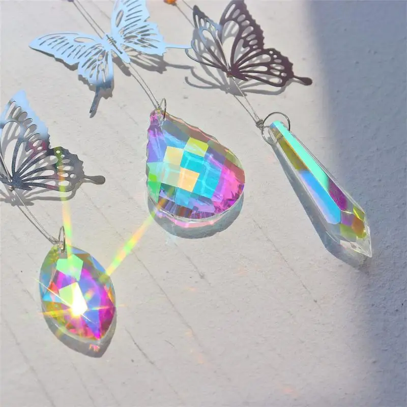 Hanging Ornament Dazzling Vibrant Crystal Captivating Sparkling Garden Party Rainbow Sun Catcher Gift In-demand Sun Catcher