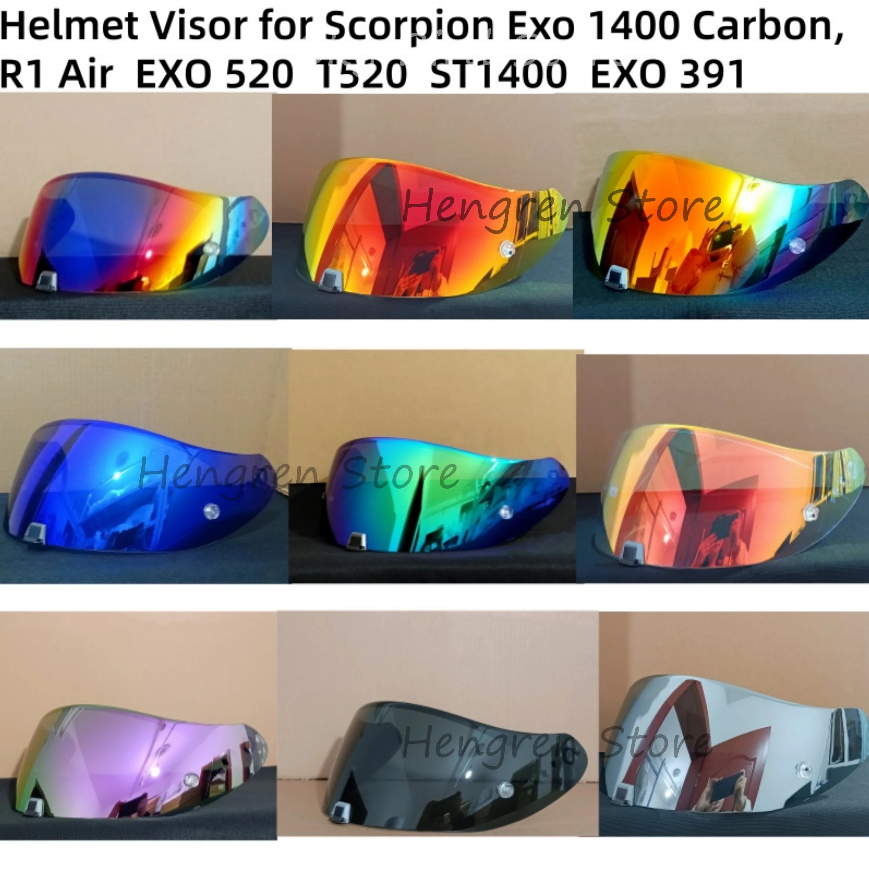 Kask Vizör Lens Scorpion Exo 1400 Karbon, R1 Hava EXO 520 T520