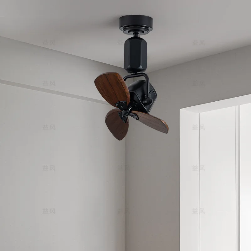 Single head wall fan shaking head ceiling fan 16 inch living room dining room hanging second corner small electric fan Zhongshan