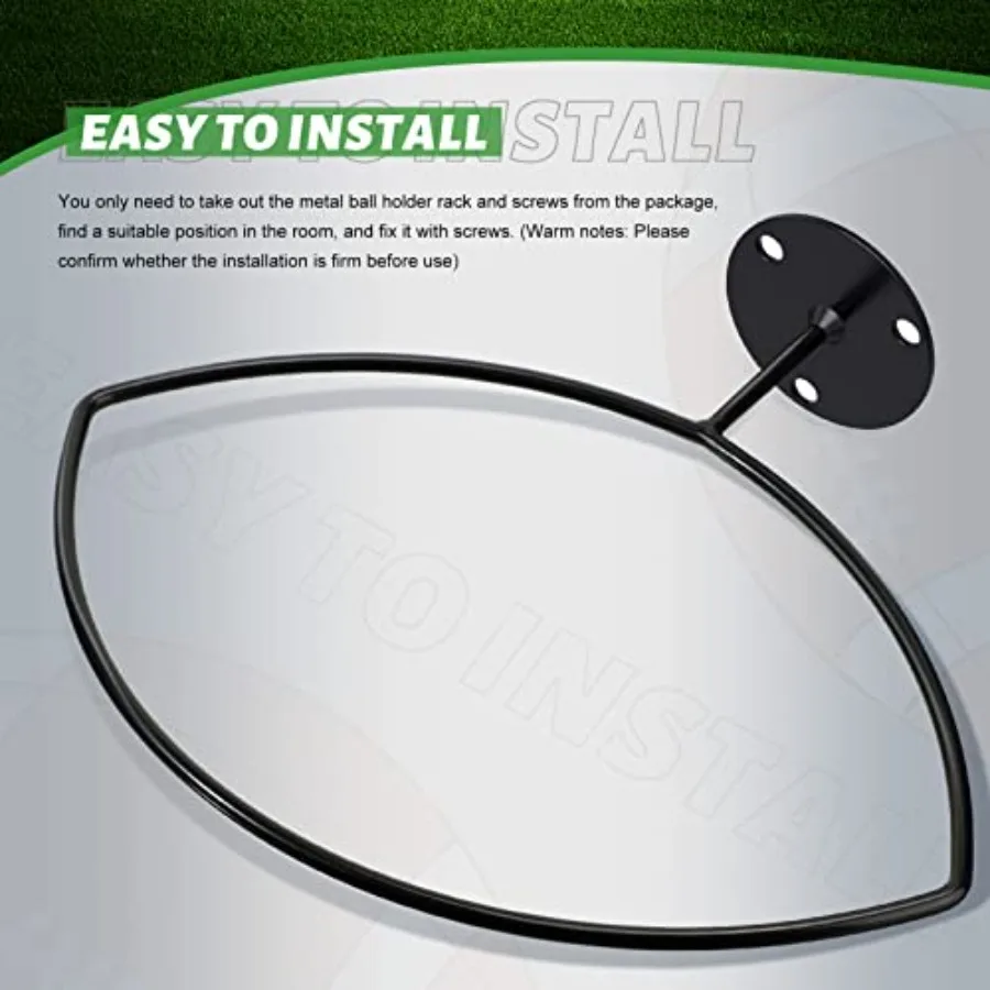 Rak Penyimpanan Bola Dinding untuk Sepak Bola, Dekorasi Ruang Sepak Bola, Tempat Pajangan Bola Basket, Rak Penyimpanan Bola yang Dipasang di Dinding untuk Pria