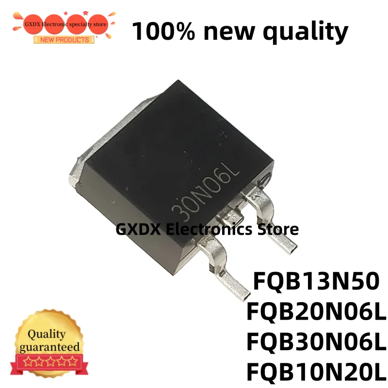 

10-20 шт. новые качественные MOSFET-транзисторы FQB30N06L, FQB10N20L, FQB13N50, FQB20N06L, TO-263, 13N50, 20N06L, 30N06L, 10N20L