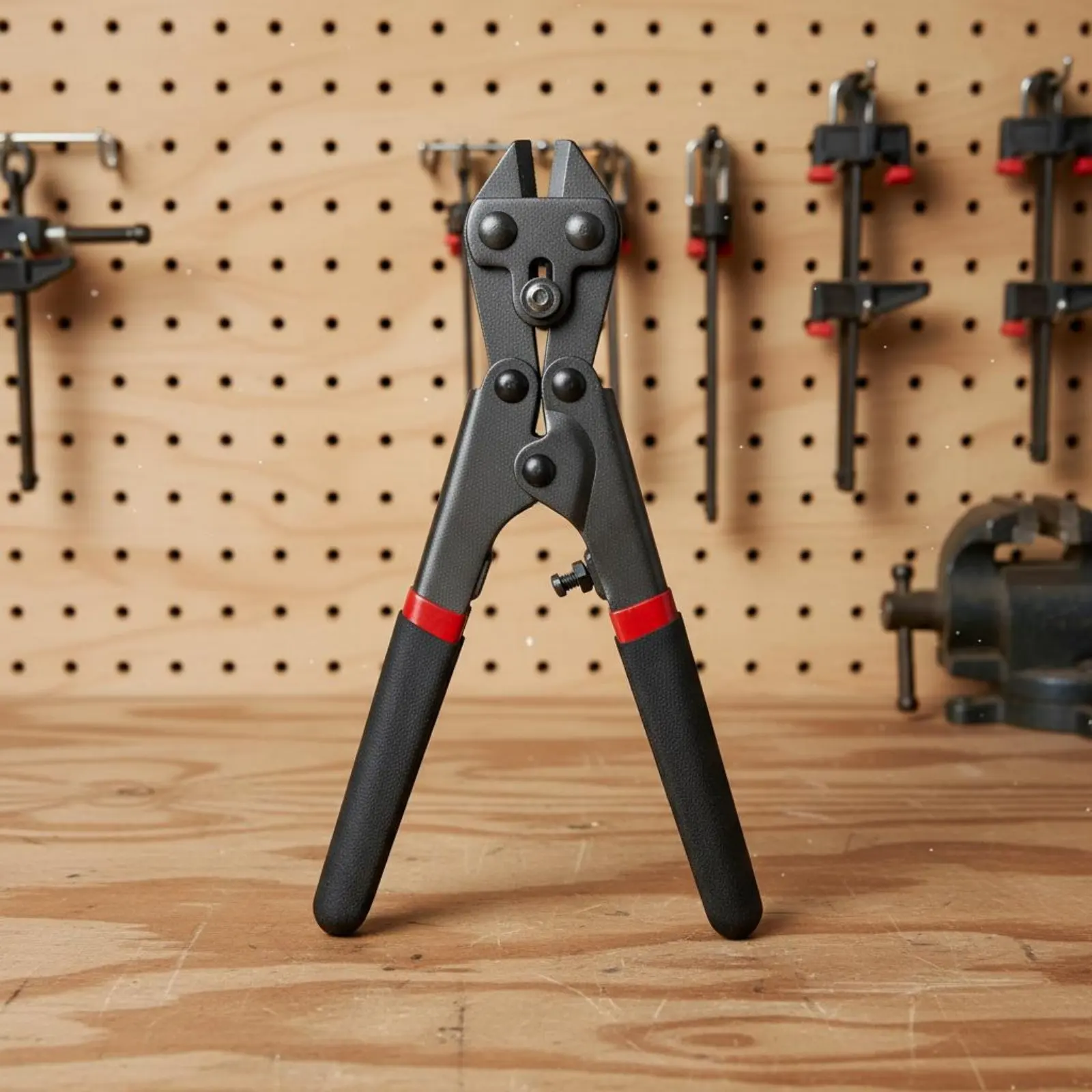 Aluminum Sleeve Crimper Multi-Function Cable Crimping Pliers Manual Crimping Pliers Sturdy Steel Body Cable Crimper Cutter view 6