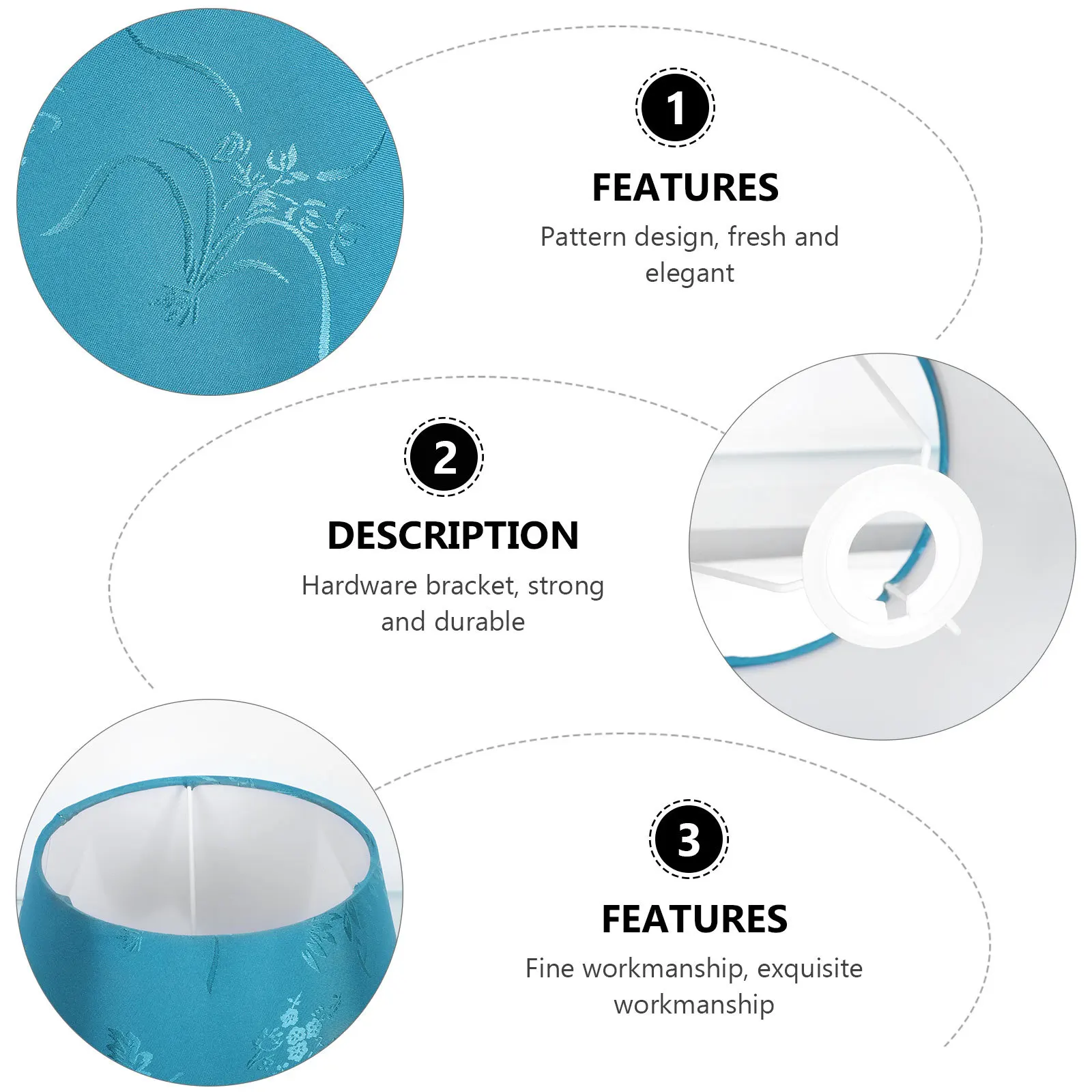

Декоративный тканевый абажур с вышивкой, аксессуар для прикроватной лампы, чехол для светильника, вышитый абажур