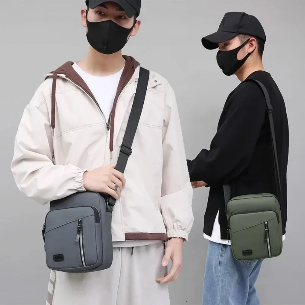 

Деловая сумка-мессенджер премиум-класса для мужчин, наплечная сумка для ноутбука и планшета, прочная нейлоновая сумка-слинг для путешествий, работы и поездок на работу