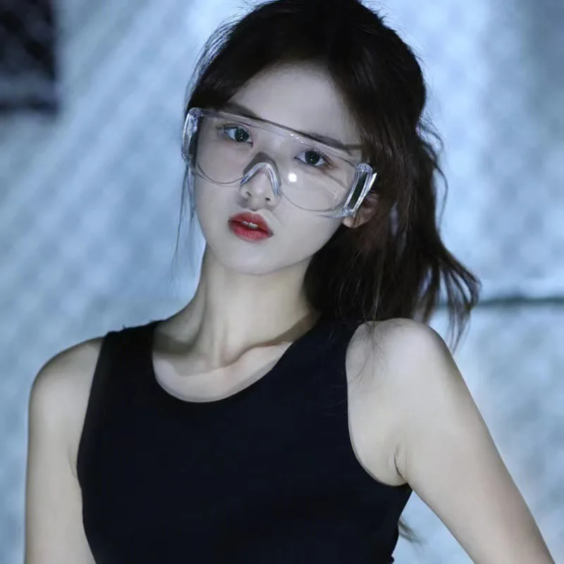 نظارات السلامة الواقية نظارات مكافحة الضباب تنفيس الجانبين الدروع نظارات الكيميائية معدات الحماية السلامة المختبرية #4