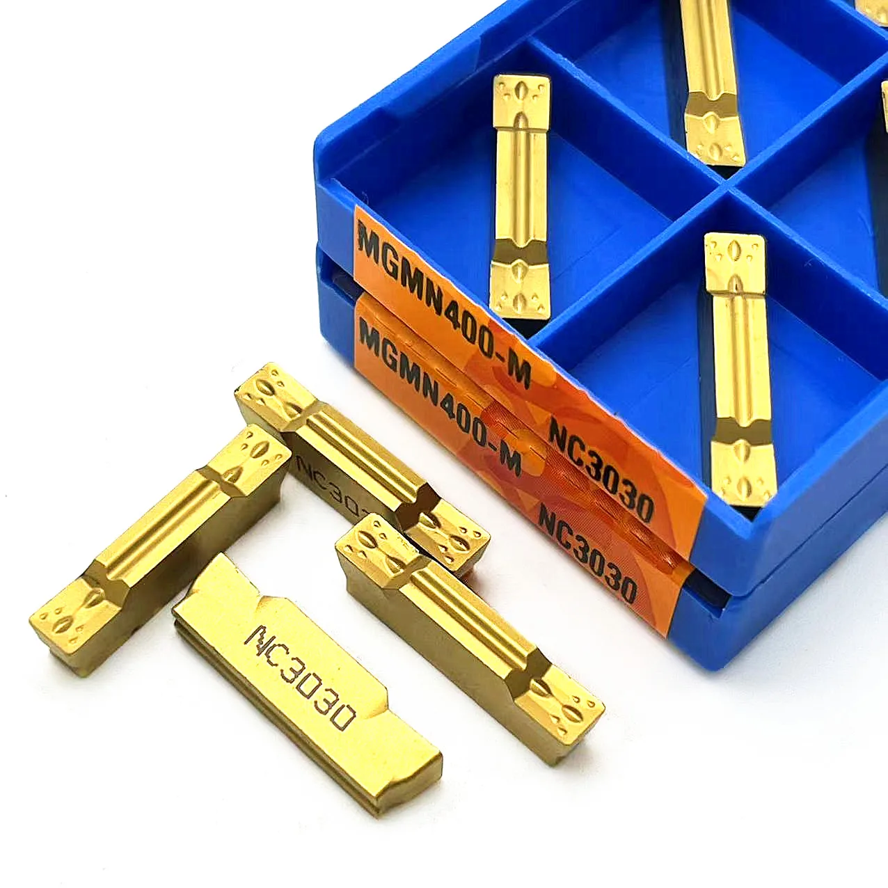 10Pcs  MGMN400 M PC9030 NC3020 NC3030 Turning Carbide Inserts CNC Metal Lathe Tools MGMN 400 NC3030 Grooving Inserts Hard Alloy