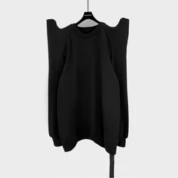 Y2K antlers design sense hump sweater temperament high street men and women with the same long-sleeved personalized tops