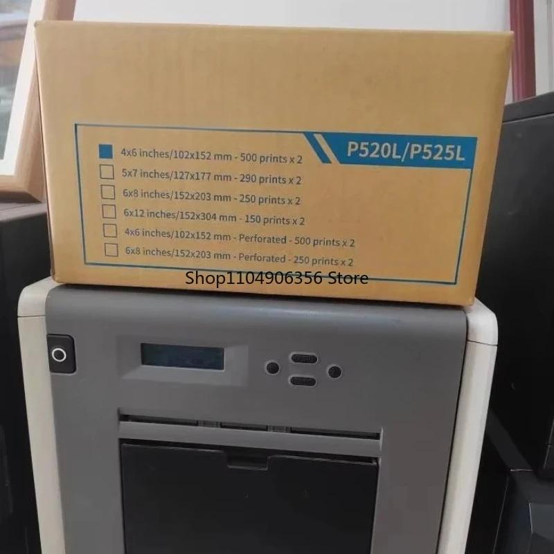 for  HiTi P520L & P525L Series 4x6 Ribbon & Photo Paper Media Set New Condition Compatible with HiTi Photo Printer P525L