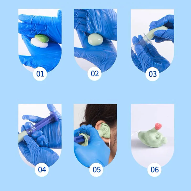 

1 шт., оттискный шприц для снятия ушных оттисков CIC IEC, слуховой аппарат, наушники, DIY-вкладыши-монитор, чехол для оттискного инжектора CIEM