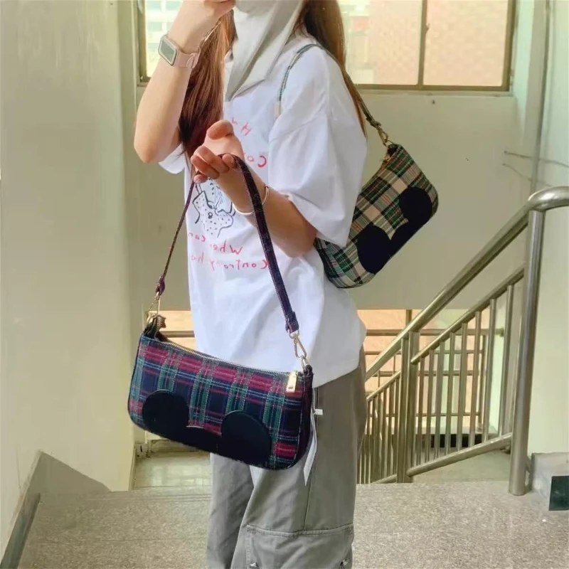 Disney Mickey Original New Women's Handbag Luxury Brand Fashion Women's Shoulder Bag Cartoon Casual Women's Bag High Quality