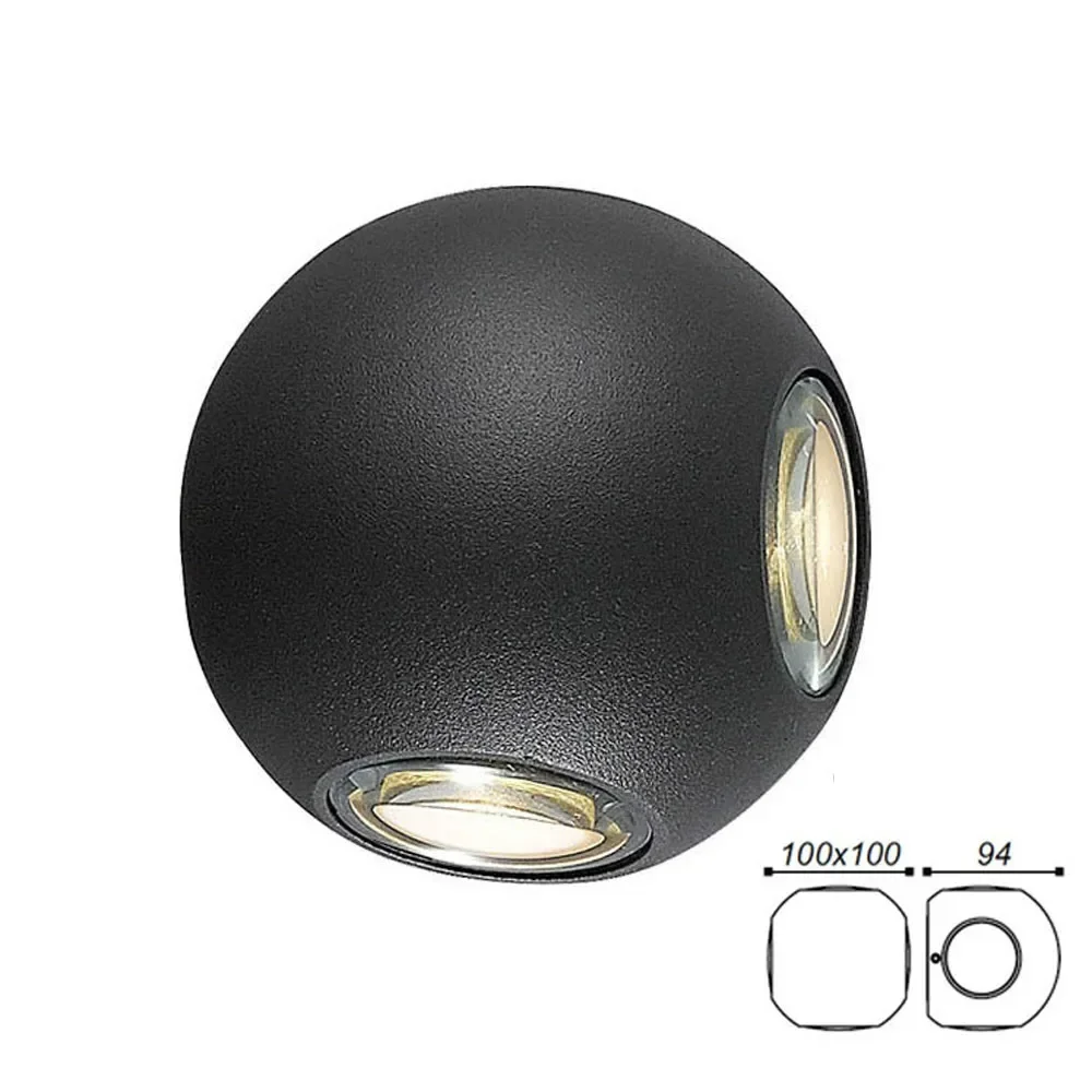

Ball shaped light LED Wall lamp wall lights up down for bedroom/corridor/living room/Study /Stair wall/Foyer