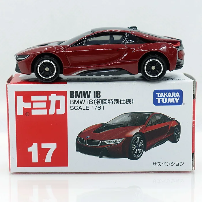 タカラ-合金車モデルi8BMW i4,ダイキャストとおもちゃの車,ミニチュアスケール,子供用モデル,TOMY-BMW