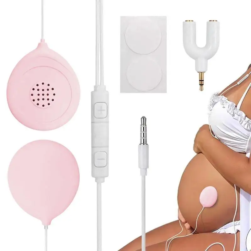 Pregnancy Belly Speaker Safe Pregnancy Earphones Gentle Belly Headphones Shower Party Gifts Universal Comfortable Pregnant