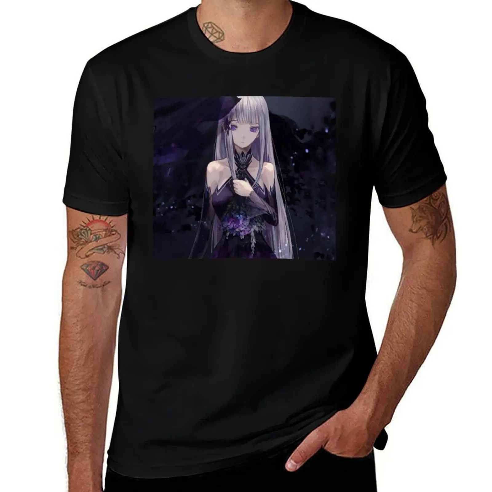 Satella - ReZero Classic T-Shirt Quick Dry Sports Short Sleeve Tee T-Shirt