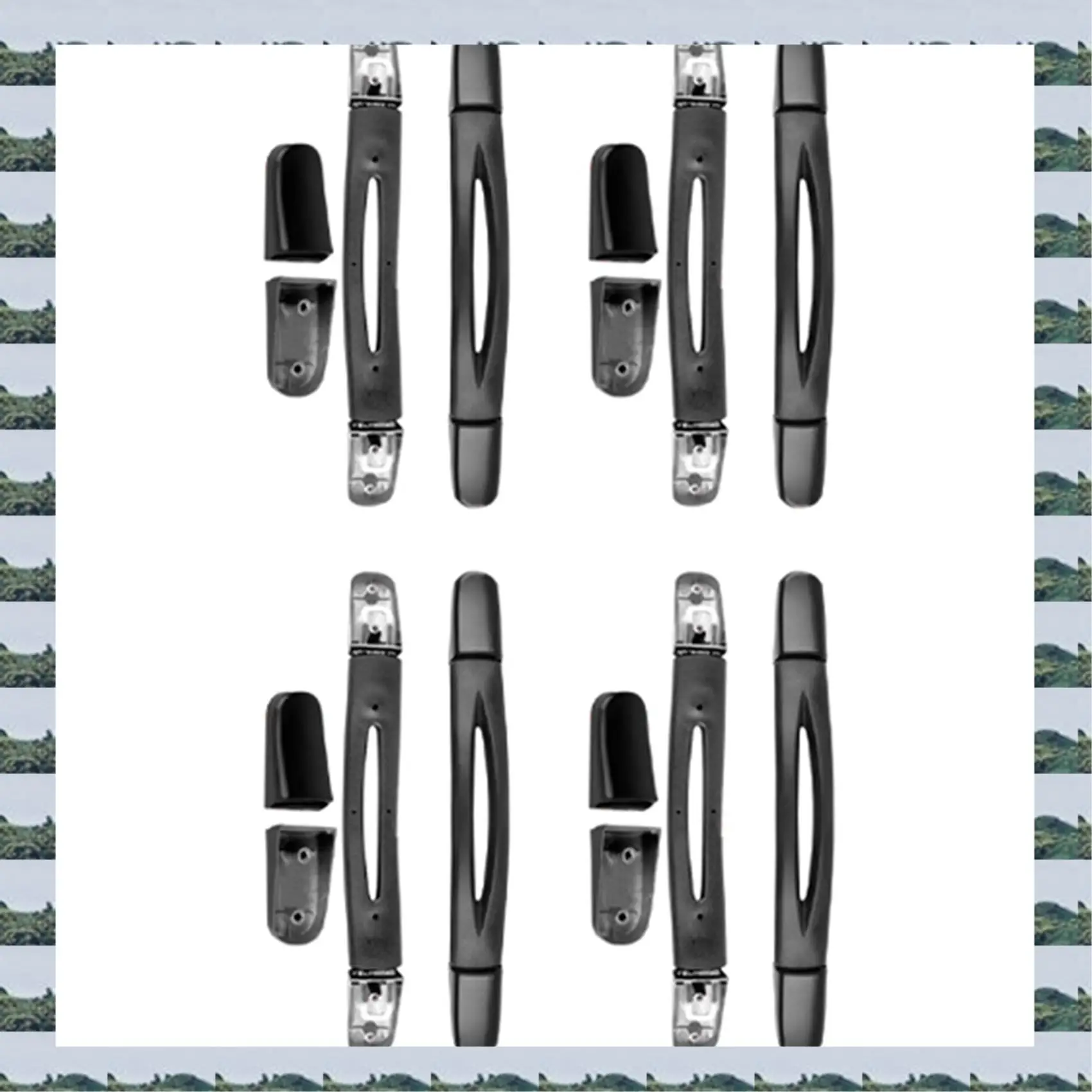 

ABQR 4X Luggage Handle Repair Replacement RB-015A